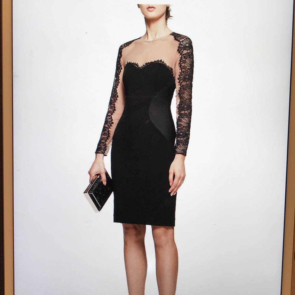 REISS  Black/Nude Dress Size 4